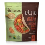 מונבטים קינואה ועדשים כתומות